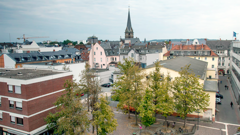 Bild zum Thema Blick auf das Zentrum von Gießen
