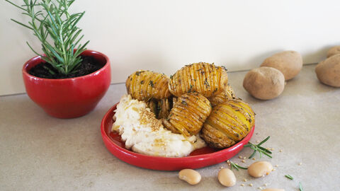 Kräuter-Fächerkartoffeln